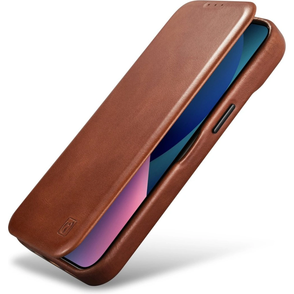 Hurtownia GSM - Etui iCarer CE Oil Wax Premium Leather Folio MagSafe Apple iPhone 14 Pro Max hnědá - ICR394 - {ean13} - Hurt