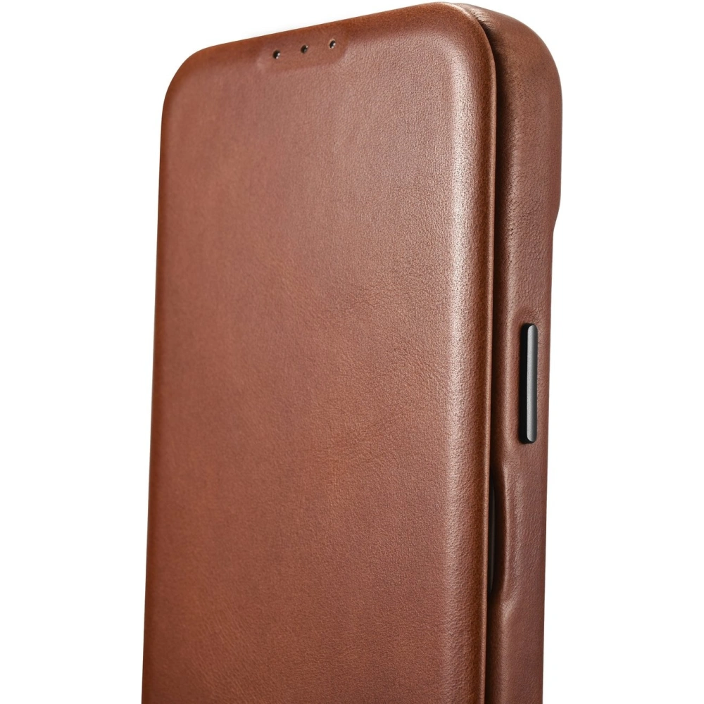 Hurtownia GSM - Etui iCarer CE Oil Wax Premium Leather Folio MagSafe Apple iPhone 14 Pro Max hnědá - ICR394 - {ean13} - Hurt