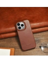 Hurtownia GSM - Etui iCarer CE Oil Wax Premium Leather Folio MagSafe Apple iPhone 14 Pro Max hnědá - ICR394 - {ean13} - Hurt