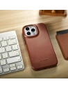 Hurtownia GSM - Etui iCarer CE Oil Wax Premium Leather Folio MagSafe Apple iPhone 14 Pro Max hnědá - ICR394 - {ean13} - Hurt