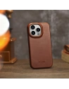 Hurtownia GSM - Etui iCarer CE Oil Wax Premium Leather Folio MagSafe Apple iPhone 14 Pro Max hnědá - ICR394 - {ean13} - Hurt