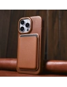Hurtownia GSM - Etui iCarer CE Oil Wax Premium Leather Folio MagSafe Apple iPhone 14 Pro Max hnědá - ICR394 - {ean13} - Hurt