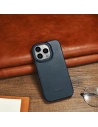 Wholesale iCarer CE Oil Wax Premium Leather Folio MagSafe Apple iPhone 14 Pro Max blue - ICR395 - {ean13} - Hurt