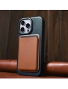 Wholesale iCarer CE Oil Wax Premium Leather Folio MagSafe Apple iPhone 14 Pro Max blue - ICR395 - {ean13} - Hurt