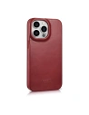 Wholesale iCarer CE Oil Wax Premium Leather Folio MagSafe Apple iPhone 14 Pro Max red - ICR396 - {ean13} - Hurt