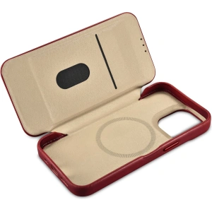 Hurtownia GSM - Etui iCarer CE Oil Wax Premium Leather Folio MagSafe Apple iPhone 14 Pro Max czerwony - ICR396 - {ean13} - Hurt