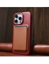 Wholesale iCarer CE Oil Wax Premium Leather Folio MagSafe Apple iPhone 14 Pro Max red - ICR396 - {ean13} - Hurt
