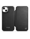 iCarer CE Premium Leather Folio MagSafe Apple iPhone 14 black