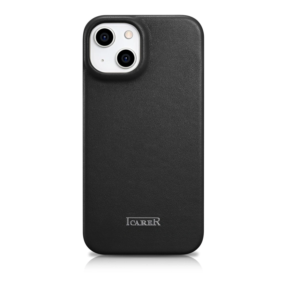 Hurtownia GSM - Case iCarer CE Premium Leder Folio MagSafe Apple iPhone 14 schwarz - ICR397 - {ean13} - Hurt