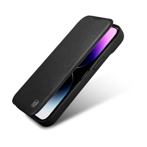 Hurtownia GSM - Etui iCarer CE prémium bőrtok MagSafe Apple iPhone 14 fekete - ICR397 - {ean13} - Hurt