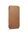 Wholesale iCarer CE Premium Leather Folio MagSafe Apple iPhone 14 brown - ICR398 - {ean13} - Hurt