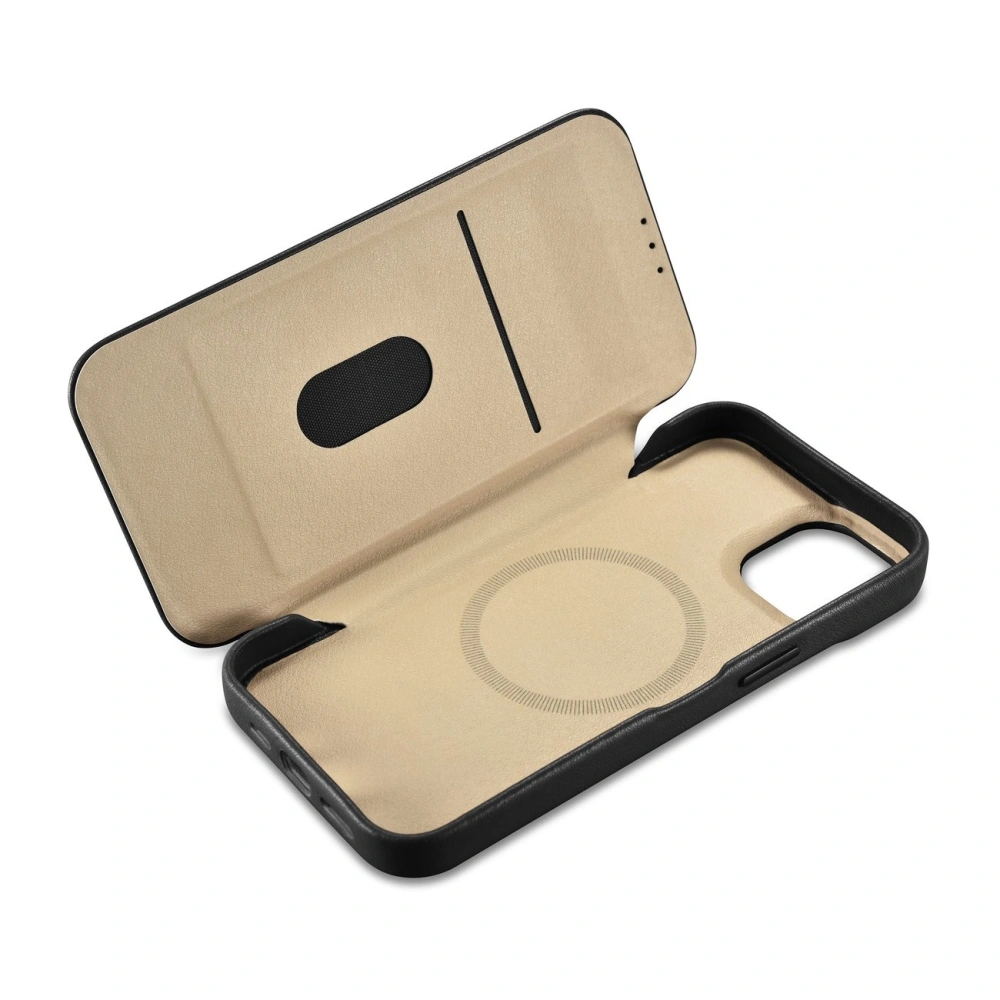 Hurtownia GSM - Case iCarer CE Premium Leder Folio MagSafe Apple iPhone 14 schwarz - ICR397 - {ean13} - Hurt
