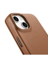 Wholesale iCarer CE Premium Leather Folio MagSafe Apple iPhone 14 brown - ICR398 - {ean13} - Hurt