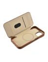 Wholesale iCarer CE Premium Leather Folio MagSafe Apple iPhone 14 brown - ICR398 - {ean13} - Hurt