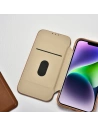 Wholesale iCarer CE Premium Leather Folio MagSafe Apple iPhone 14 brown - ICR398 - {ean13} - Hurt