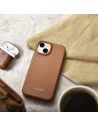Wholesale iCarer CE Premium Leather Folio MagSafe Apple iPhone 14 brown - ICR398 - {ean13} - Hurt