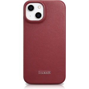 Hurtownia GSM - Etui iCarer CE Premium Bőr Folio MagSafe Apple iPhone 14 piros - ICR399 - {ean13} - Hurt