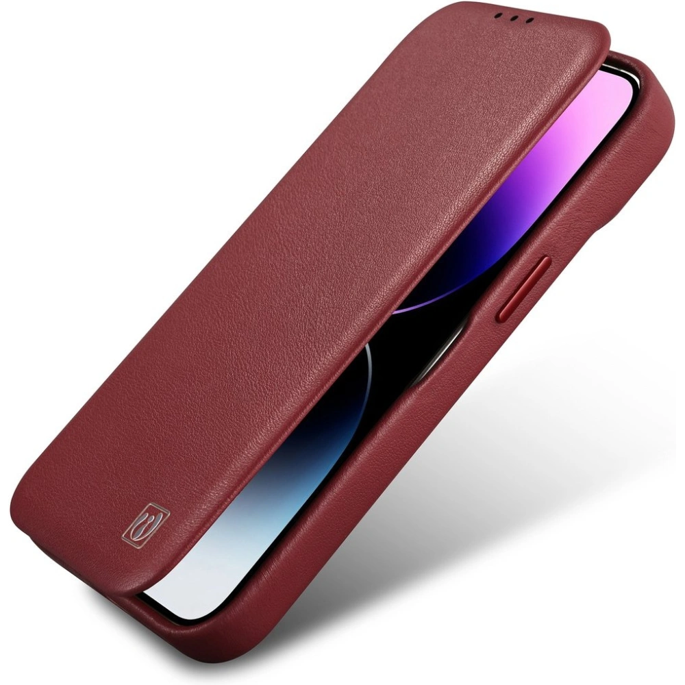 Hurtownia GSM - Case iCarer CE Premium Leder Folio MagSafe Apple iPhone 14 rot - ICR399 - {ean13} - Hurt