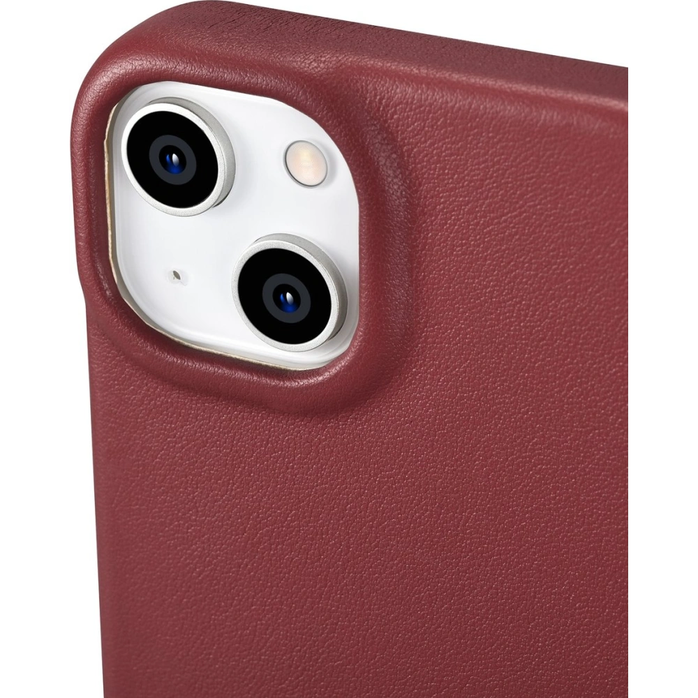 Hurtownia GSM - Case iCarer CE Premium Leder Folio MagSafe Apple iPhone 14 rot - ICR399 - {ean13} - Hurt