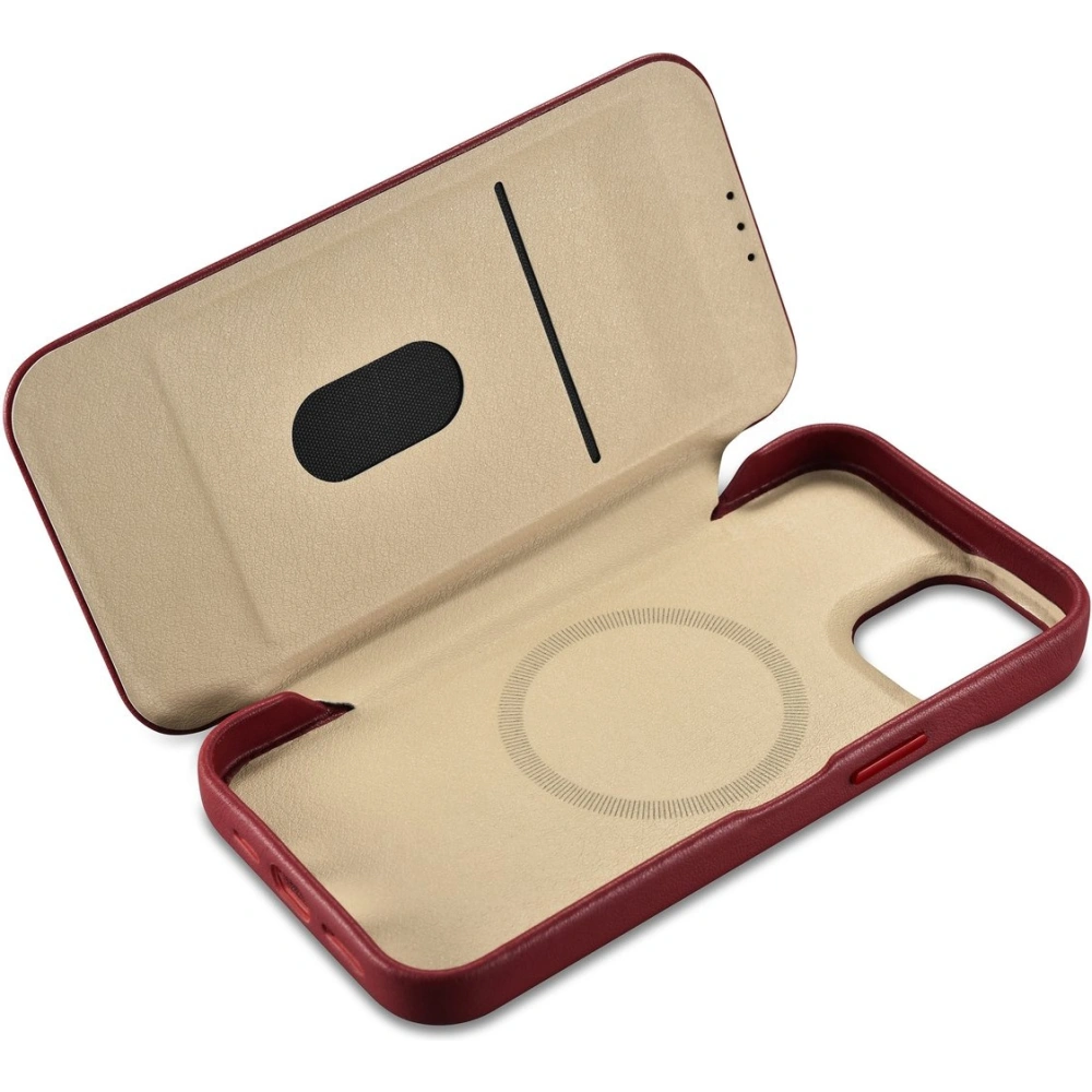 Hurtownia GSM - Case iCarer CE Premium Leder Folio MagSafe Apple iPhone 14 rot - ICR399 - {ean13} - Hurt