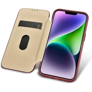Hurtownia GSM - Etui iCarer CE Premium Leather Folio MagSafe Apple iPhone 14 czerwony - ICR399 - {ean13} - Hurt