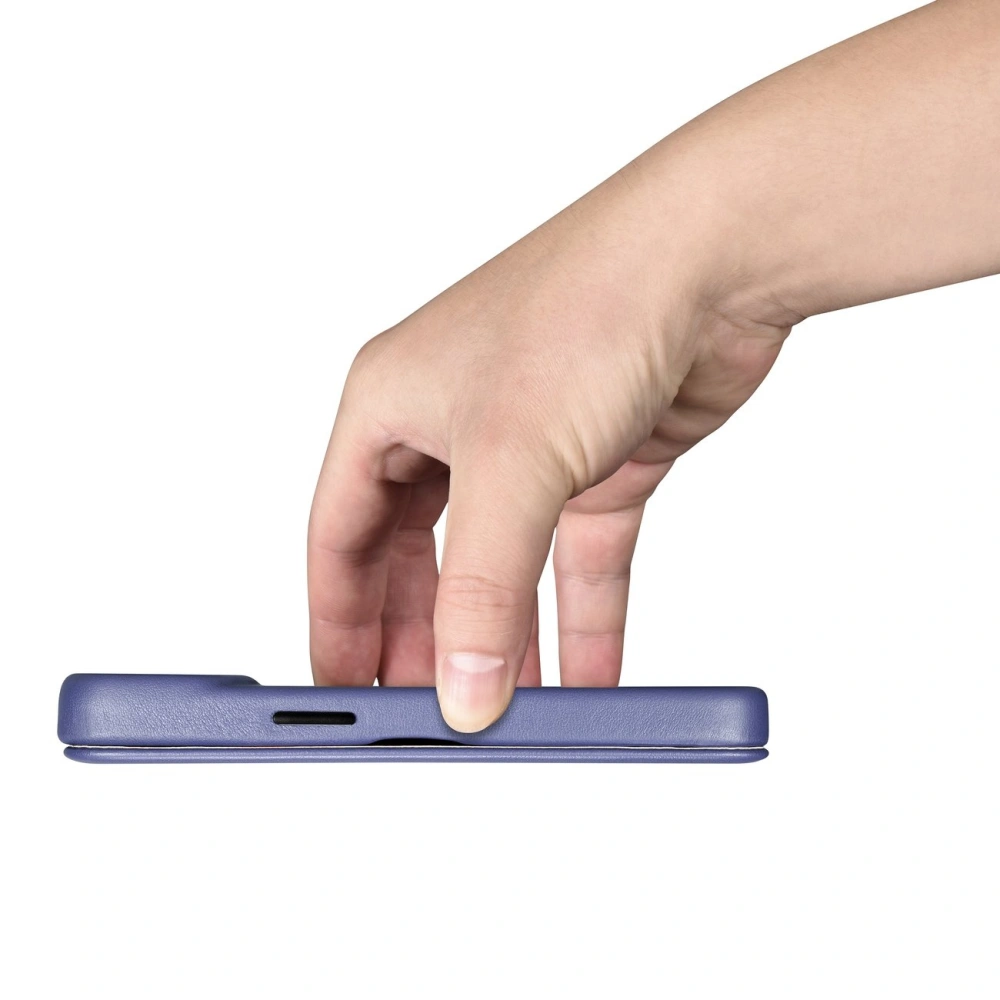 Hurtownia GSM - Etui iCarer CE Premium Bőr Fólia MagSafe Apple iPhone 14 világoslila - ICR401 - {ean13} - Hurt