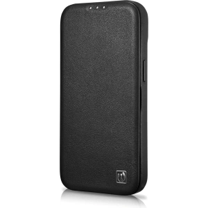 Wholesale iCarer CE Premium Leather Folio MagSafe Apple iPhone 14 Pro black - ICR403 - {ean13} - Hurt