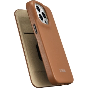 Wholesale iCarer CE Premium Leather Folio MagSafe Apple iPhone 14 Pro brown - ICR404 - {ean13} - Hurt