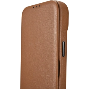 Wholesale iCarer CE Premium Leather Folio MagSafe Apple iPhone 14 Pro brown - ICR404 - {ean13} - Hurt
