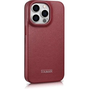 Wholesale iCarer CE Premium Leather Folio MagSafe Apple iPhone 14 Pro red - ICR405 - {ean13} - Hurt