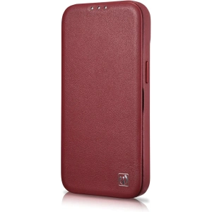 Wholesale iCarer CE Premium Leather Folio MagSafe Apple iPhone 14 Pro red - ICR405 - {ean13} - Hurt