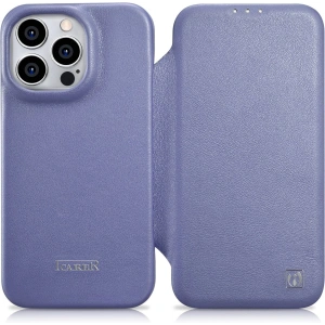 Wholesale iCarer CE Premium Leather Folio MagSafe Apple iPhone 14 Pro light purple - ICR407 - {ean13} - Hurt