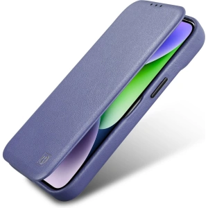 Wholesale iCarer CE Premium Leather Folio MagSafe Apple iPhone 14 Pro light purple - ICR407 - {ean13} - Hurt