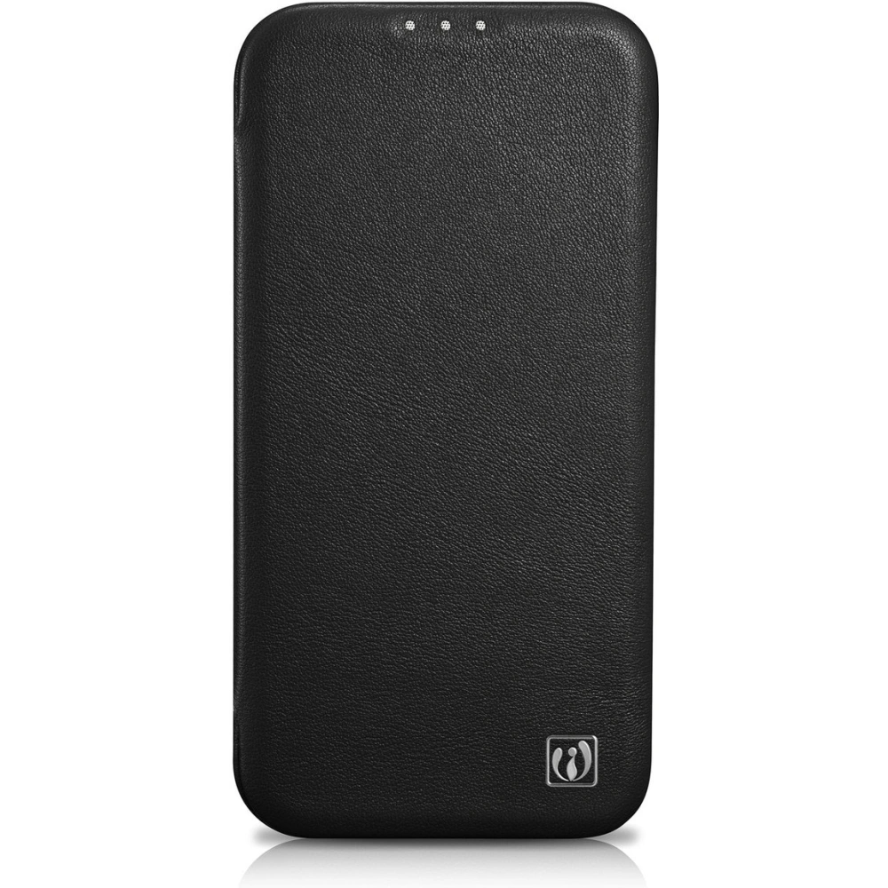 Wholesale iCarer CE Premium Leather Folio MagSafe Apple iPhone 14 Plus / 15 Plus black - ICR409 - {ean13} - Hurt