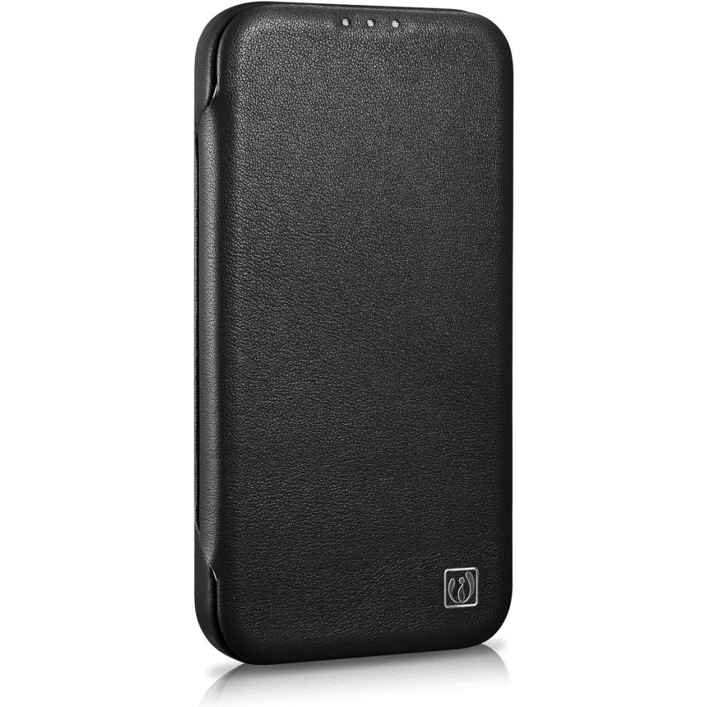 Hurtownia GSM - Etui iCarer CE Prémium Bőr Folio MagSafe Apple iPhone 14 Plus / 15 Plus fekete - ICR409 - {ean13} - Hurt
