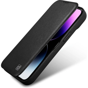Hurtownia GSM - Etui iCarer CE Prémium Bőr Folio MagSafe Apple iPhone 14 Plus / 15 Plus fekete - ICR409 - {ean13} - Hurt
