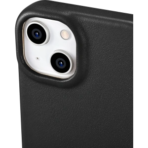 Wholesale iCarer CE Premium Leather Folio MagSafe Apple iPhone 14 Plus / 15 Plus black - ICR409 - {ean13} - Hurt