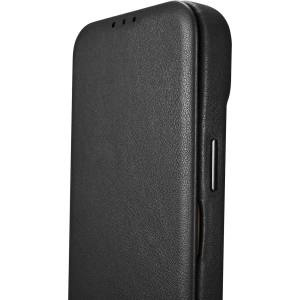 Wholesale iCarer CE Premium Leather Folio MagSafe Apple iPhone 14 Plus / 15 Plus black - ICR409 - {ean13} - Hurt