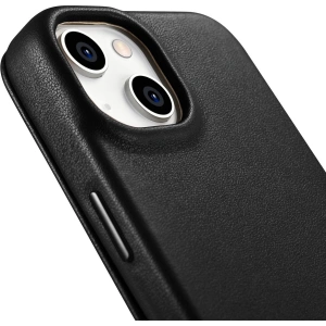 Hurtownia GSM - Etui iCarer CE Prémium Bőr Folio MagSafe Apple iPhone 14 Plus / 15 Plus fekete - ICR409 - {ean13} - Hurt