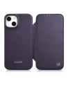 Hurtownia GSM - Case iCarer CE Premium Leder Folio MagSafe Apple iPhone 14 Plus / 15 Plus dunkelviolett - ICR412 - {ean13} - Hurt