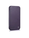 Hurtownia GSM - Etui iCarer CE Premium Leather Folio MagSafe Apple iPhone 14 Plus / 15 Plus mov închis - ICR412 - {ean13} - Hurt