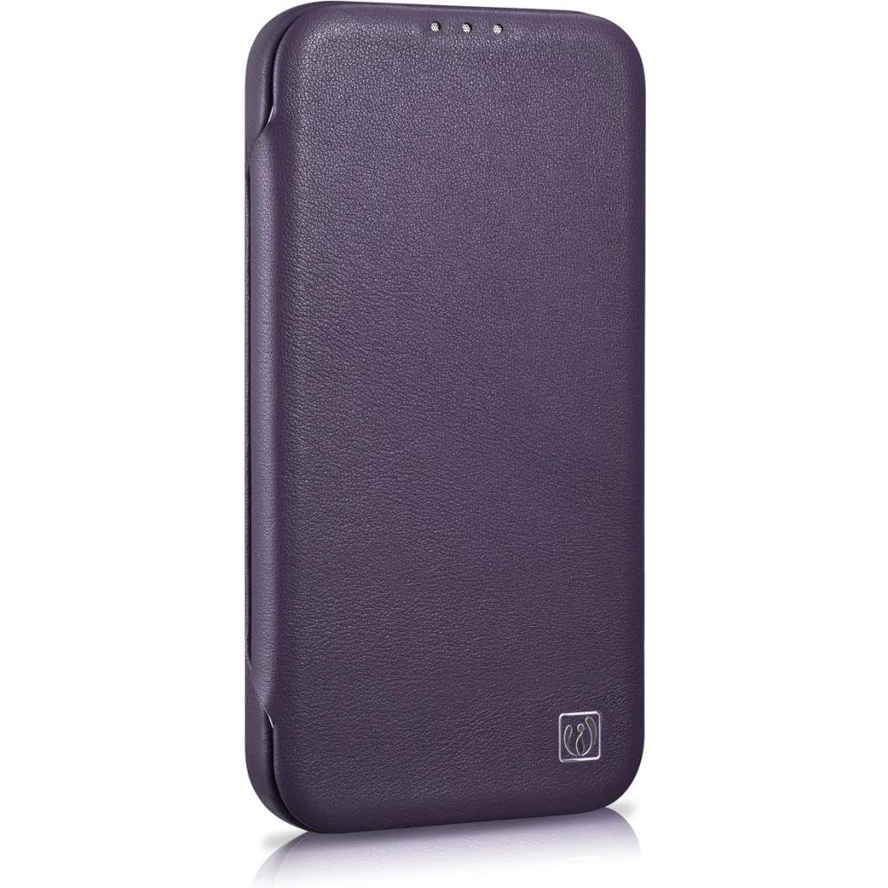 Hurtownia GSM - Case iCarer CE Premium Leder Folio MagSafe Apple iPhone 14 Plus / 15 Plus dunkelviolett - ICR412 - {ean13} - Hurt