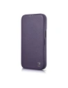 Hurtownia GSM - Etui iCarer CE Premium Leather Folio MagSafe Apple iPhone 14 Plus / 15 Plus mov închis - ICR412 - {ean13} - Hurt