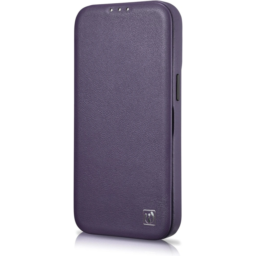 Hurtownia GSM - Case iCarer CE Premium Leder Folio MagSafe Apple iPhone 14 Plus / 15 Plus dunkelviolett - ICR412 - {ean13} - Hurt