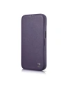 Hurtownia GSM - Etui iCarer CE Premium Leather Folio MagSafe Apple iPhone 14 Plus / 15 Plus mov închis - ICR412 - {ean13} - Hurt