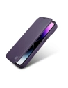 Hurtownia GSM - Case iCarer CE Premium Leder Folio MagSafe Apple iPhone 14 Plus / 15 Plus dunkelviolett - ICR412 - {ean13} - Hurt