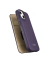 Hurtownia GSM - Etui iCarer CE Premium Leather Folio MagSafe Apple iPhone 14 Plus / 15 Plus mov închis - ICR412 - {ean13} - Hurt