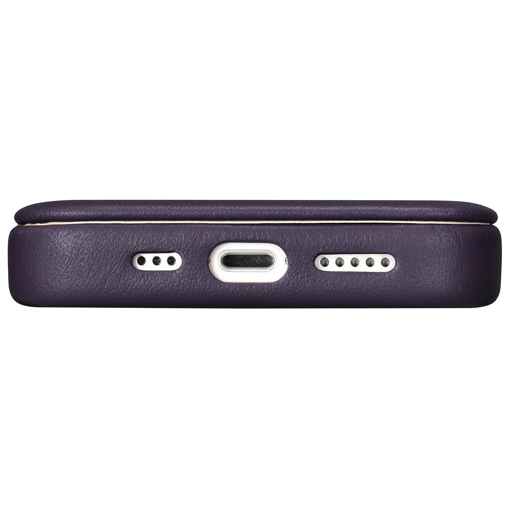 Hurtownia GSM - Case iCarer CE Premium Leder Folio MagSafe Apple iPhone 14 Plus / 15 Plus dunkelviolett - ICR412 - {ean13} - Hurt