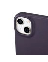 Hurtownia GSM - Case iCarer CE Premium Leder Folio MagSafe Apple iPhone 14 Plus / 15 Plus dunkelviolett - ICR412 - {ean13} - Hurt