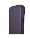 Hurtownia GSM - Etui iCarer CE Premium Leather Folio MagSafe Apple iPhone 14 Plus / 15 Plus mov închis - ICR412 - {ean13} - Hurt
